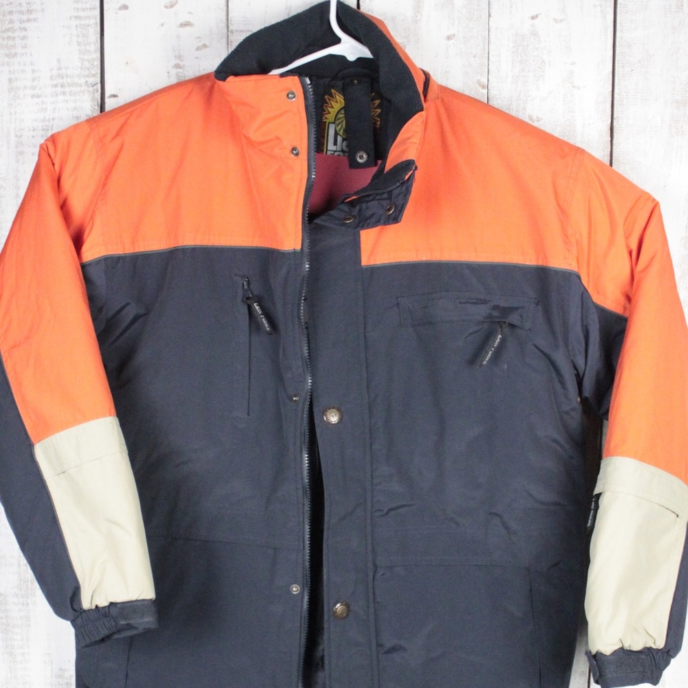 Lion Force Men's Heavy Jacket Navy Blue/Orange XL